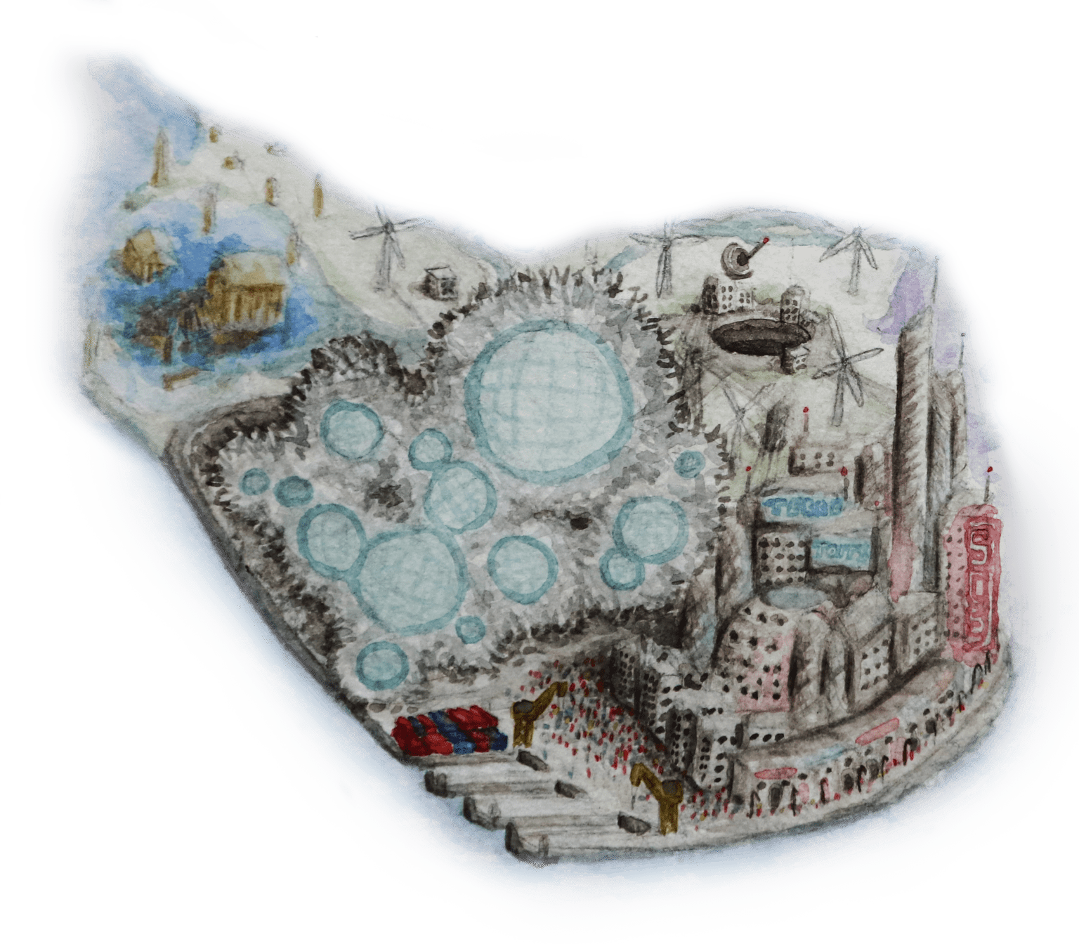 La cité immortelle, Terre et Toits